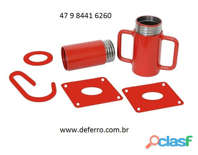 KIT P ESCORA METALICA CANECA ROSCA LUVA PORCA 47988121181