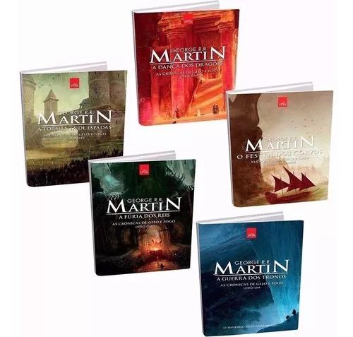 Kit As Crônicas De Gelo E Fogo Game Of Thrones 5 Livros