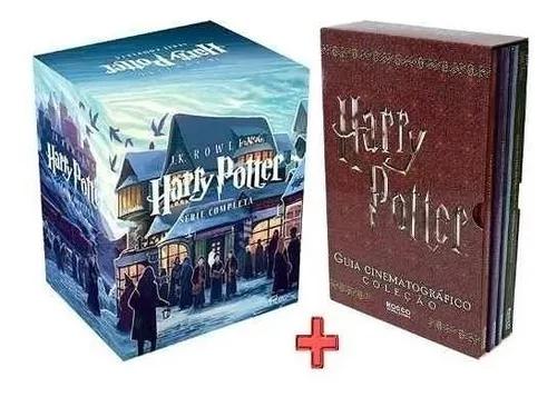 Livro-coleção Harry Potter (7 Volumes) +guia