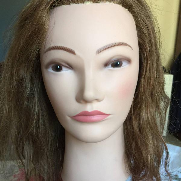 cabeça de boneca para treino penteados