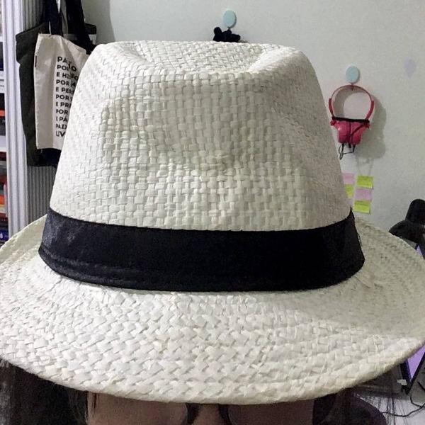 chapéu moda panamá palha