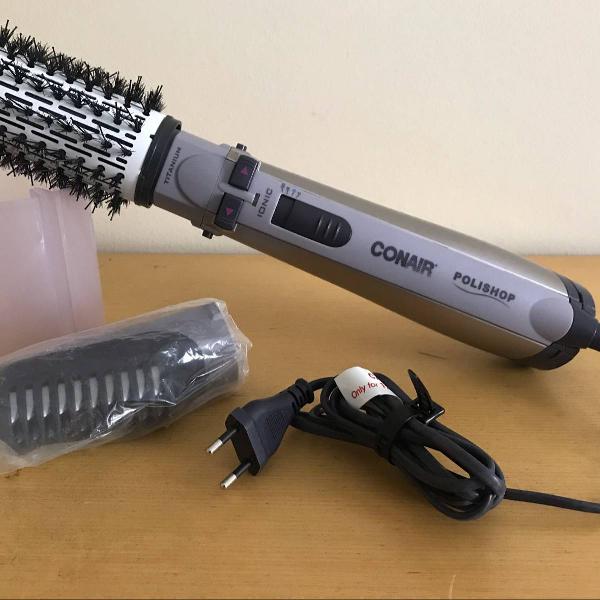 escova rotativa polishop conair