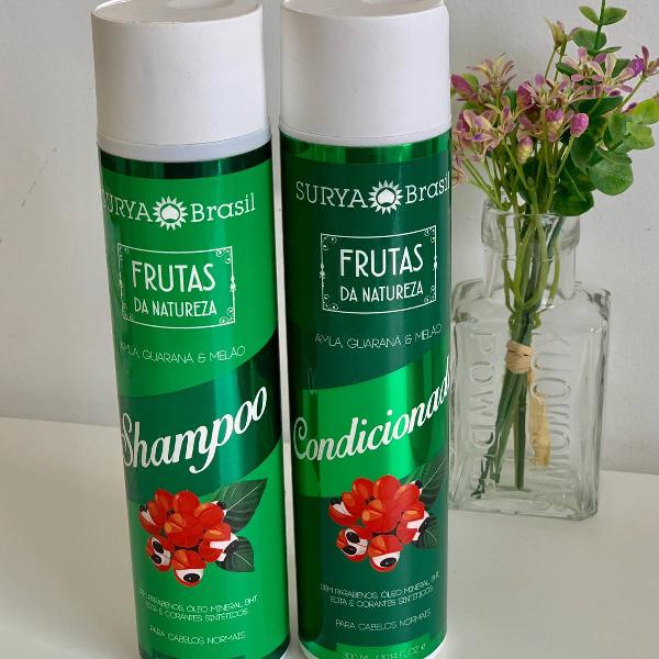 kit shampoo vegano surya brasil