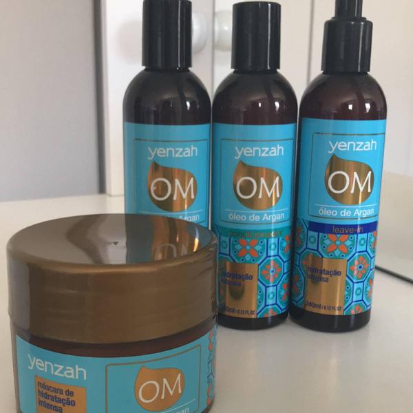 kit yenzah om óleo de argan