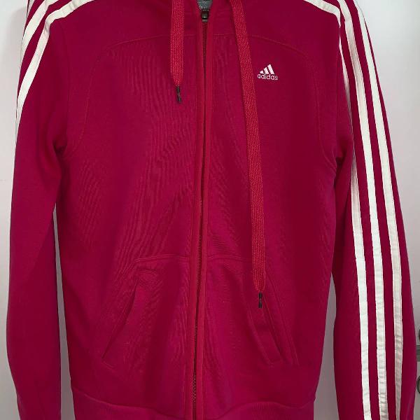 moletom rosa adidas