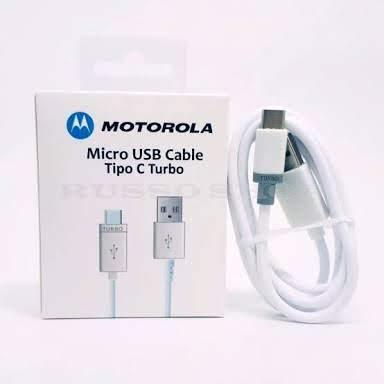 Cabo USB Motorola tipo C, iPhone e Motorola entrada padrão