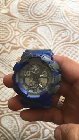 G shock azul camuflado