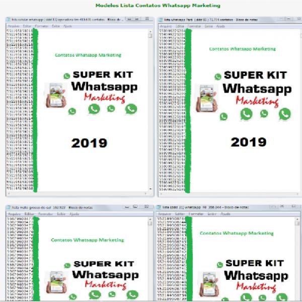 Lista Celulares Whatsapp Marketing 2019