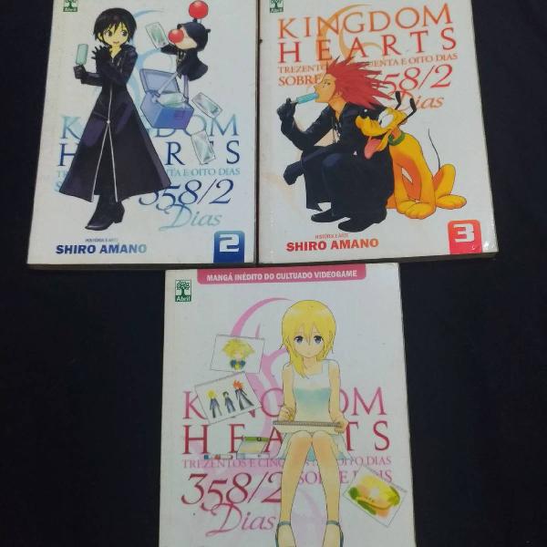 Mangás Kingdom Hearts Vol 2, 3 e 4