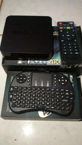 TV Box MXQ_4K+teclado smart