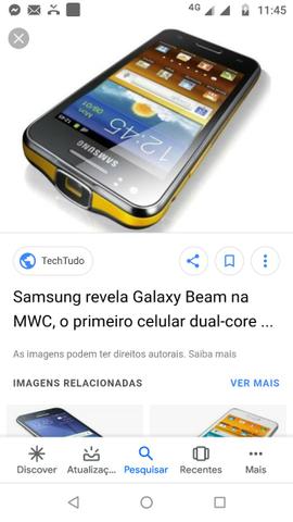 Vendo celulae sansumg com projetor