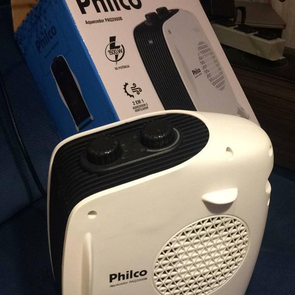 aquecedor e ventilador philco nunca usado