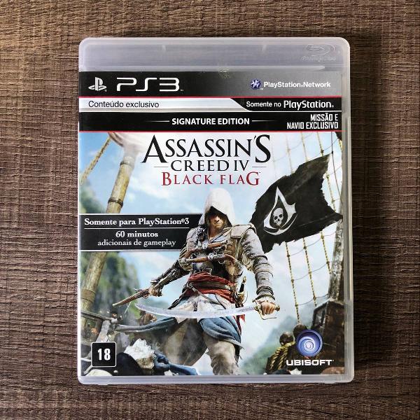 assassins creed 4 black flag ps3 jogo