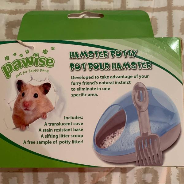banheiro para hamster pawise - verde