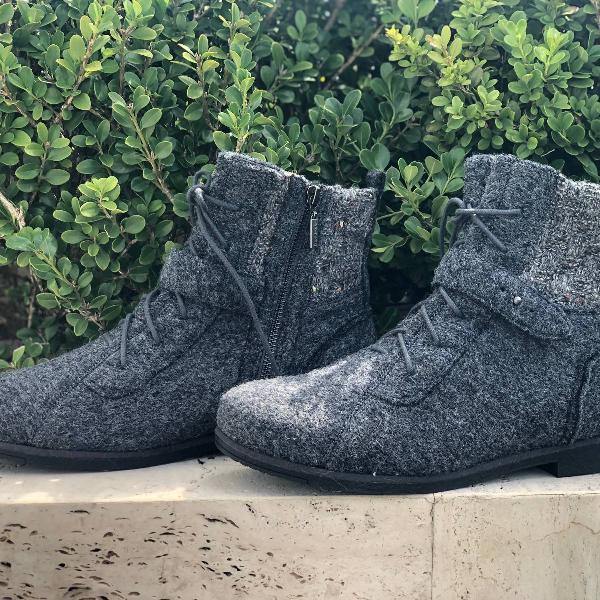 bota de lã impermeável para neve bearpaw