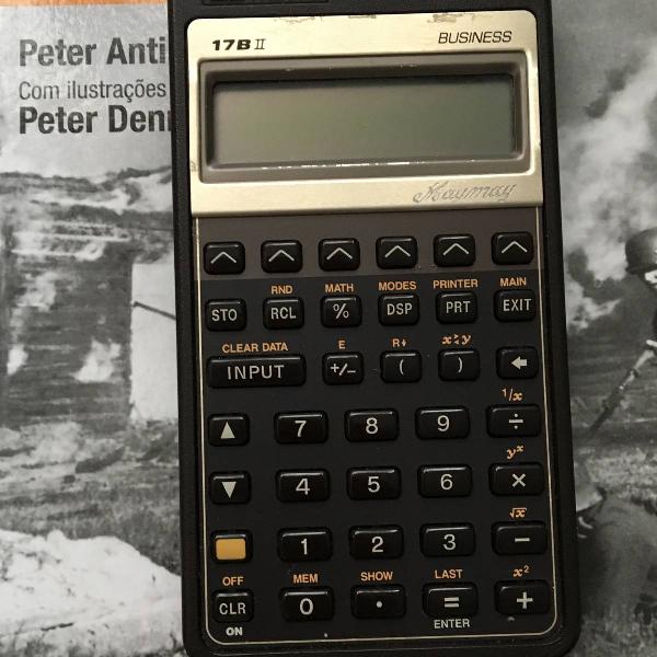 calculadora financeira hp 17b gold programável