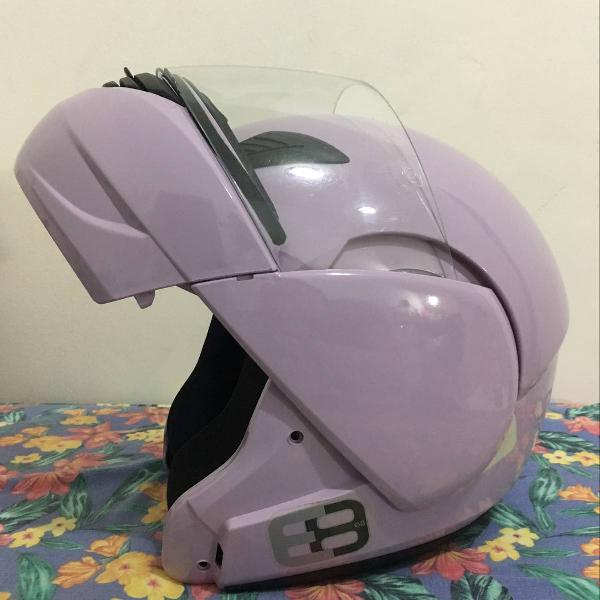 capacete moto ebf e8 articulado robocop