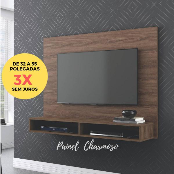 charmoso painel para tv de 32 a 55 polegadas