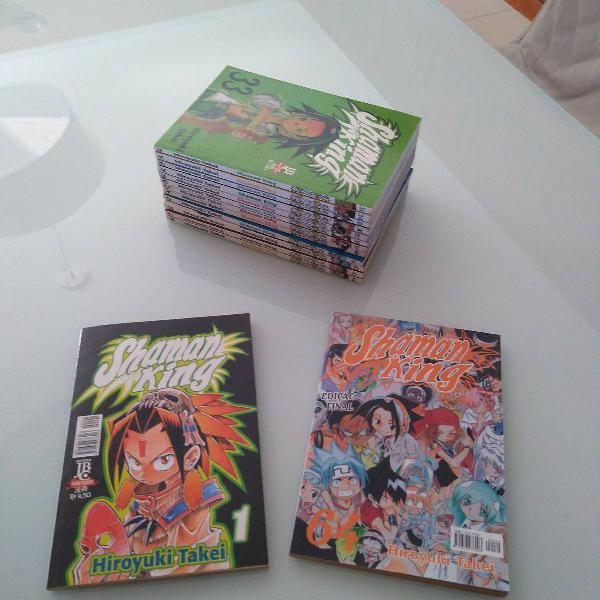 coleção de mangas de Shaman king (completa)