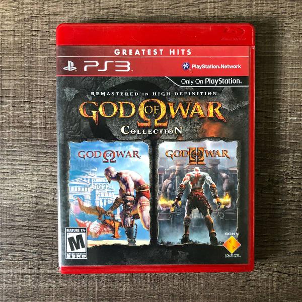 god of war collections ps3 jogo