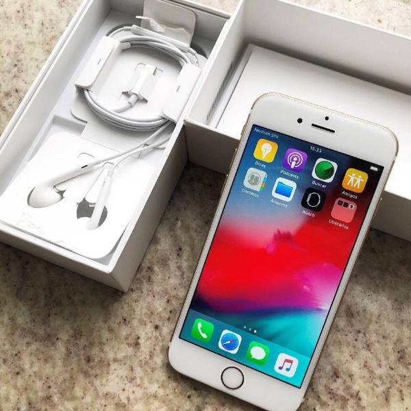 iphone 6 gold dourado 32 gigas completo com todos