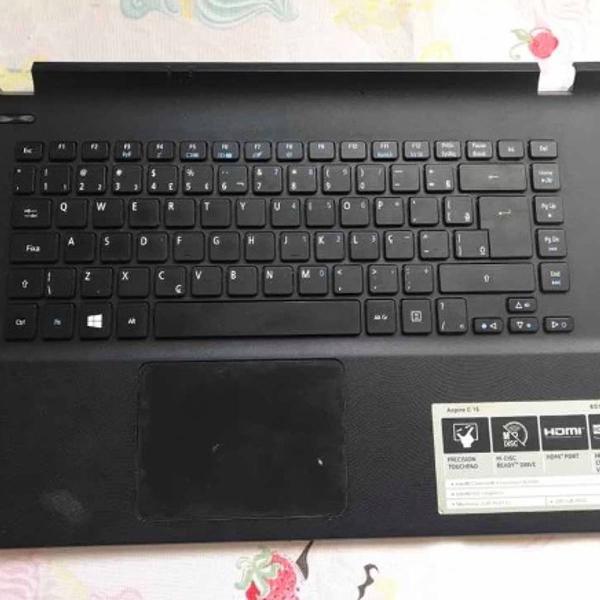 kit carcaça teclado br + touchpad