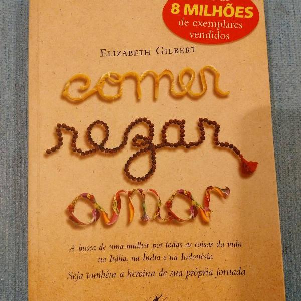 livro Comer Rezar Amar ( Elizabeth Gilbert)