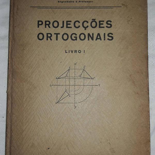 livro antigo de PROJECÇÕES ORTOGONAIS