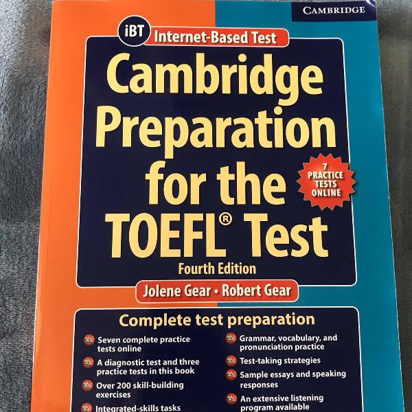 livro preparatório toefl