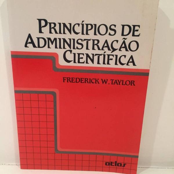 livro: princípios de administração científica