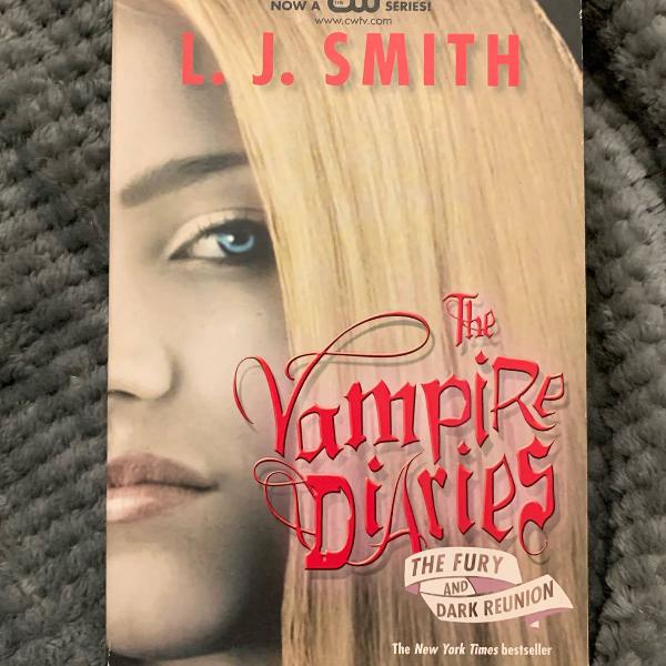 livro the vampire diaries - the fury and dark reunion
