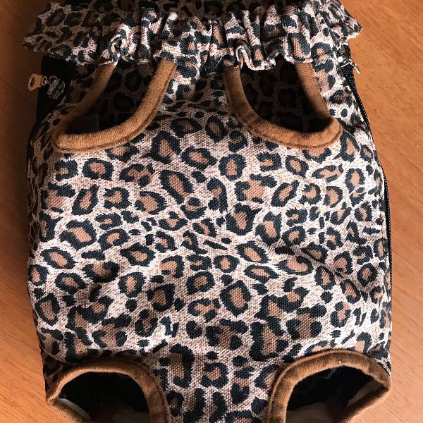 mochila carregador canina