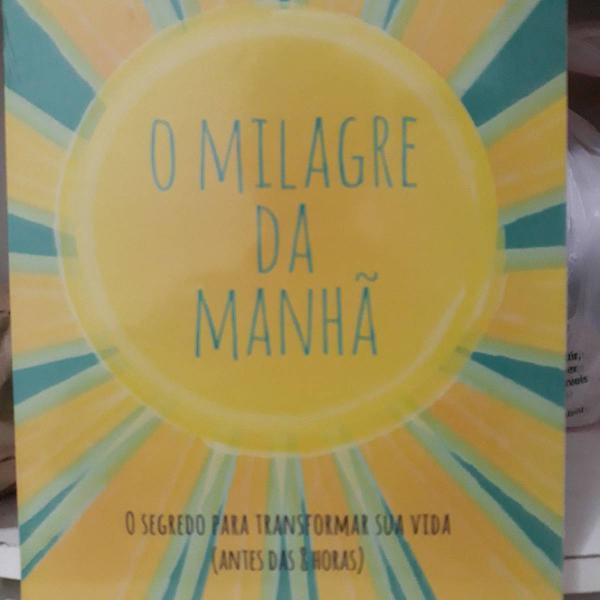 o milagre da manhã - livro novo