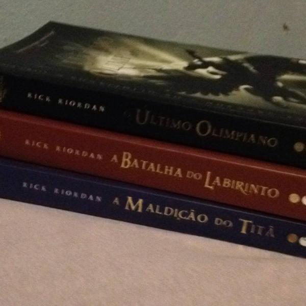 percy jackson 3, 4 e 5