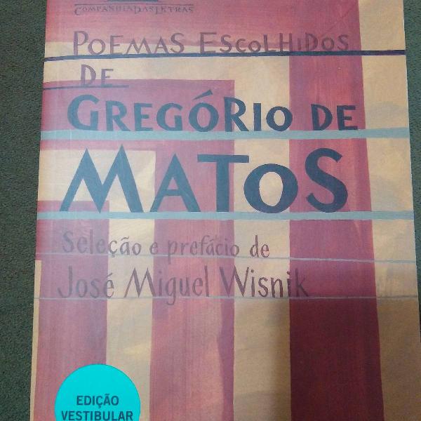 poemas escolhidos de Gregório de Matos