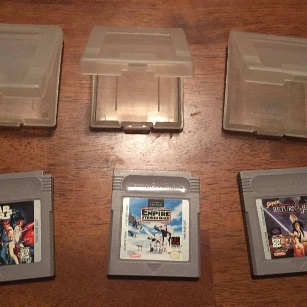 trilogia star wars cartuchos para game boy classic