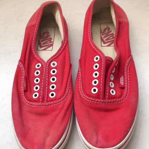 vans vermelho usado