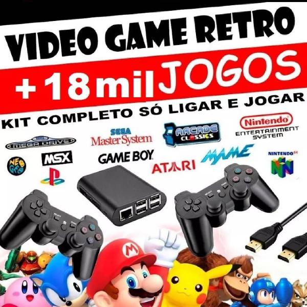 video game retro + 18 mil jogos
