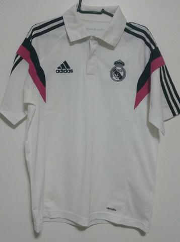 Camisa Polo Real Madrid Branca