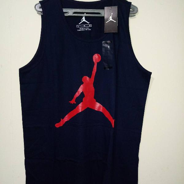 Camiseta Nike Jordan azul Marinho Regata