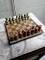 Jogo de xadrez em pedra