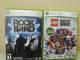 Jogos Xbox 360 Rock Band e Lego Rock Band