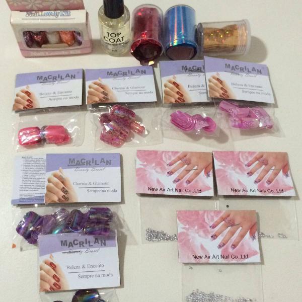 KIT UNHAS DECORADAS