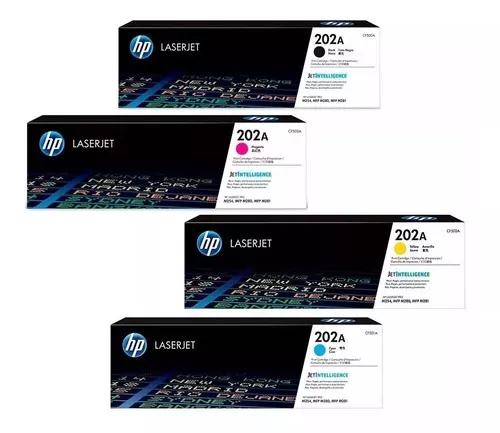 Kit Toner Hp 202a Cf500a Cf501a Cf502a Cf503a Original