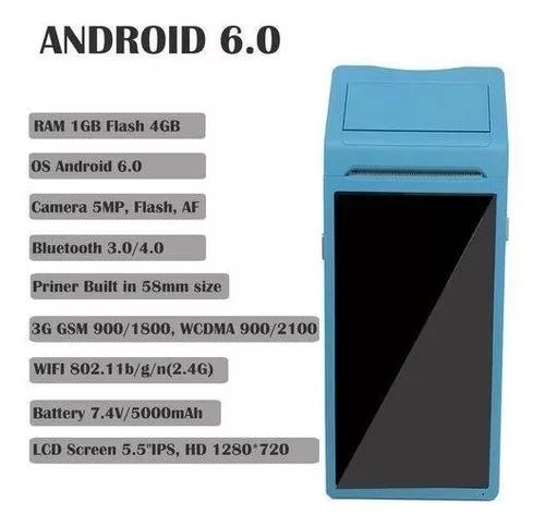 Terminal Pda Pos Wifi 3g Bluetooth Android Impressora Frete