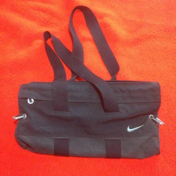 bolsa de academia preta emborrachada nike