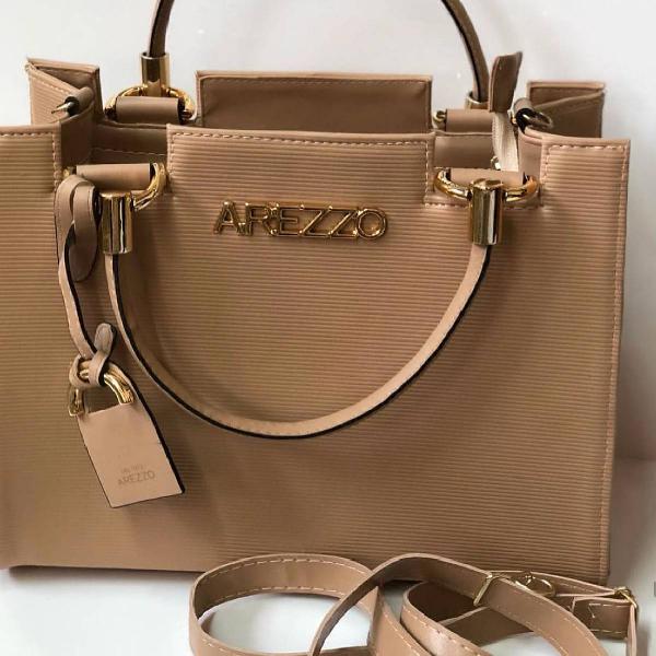 bolsa feminina Arezzo amêndoa