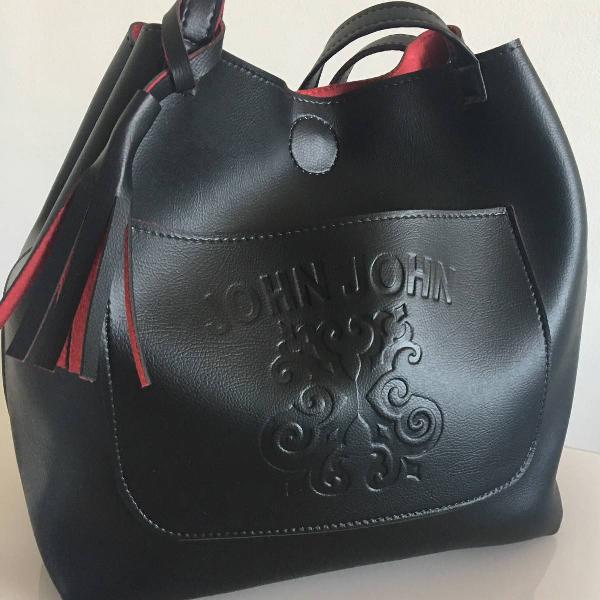 bolsa john john - nova!