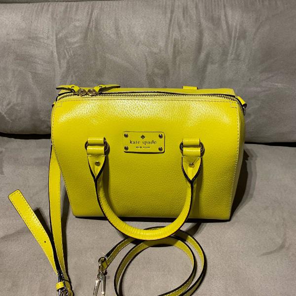 bolsa kate spade amarela