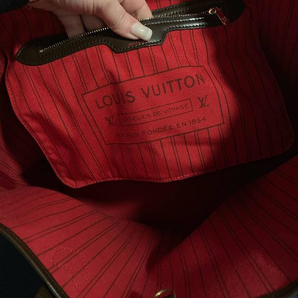 bolsa louis vuitton neverfull mm damier